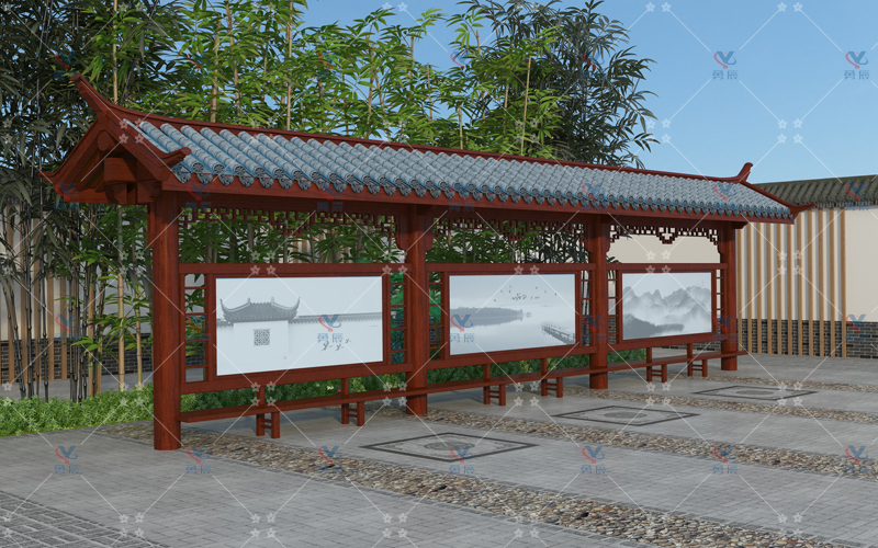 仿古候車亭YCHF-001